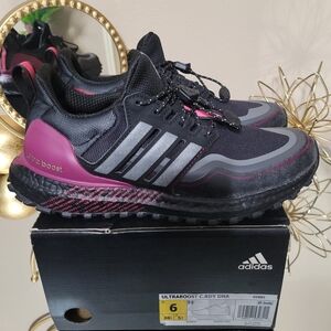 Adidas Ultraboost 21 C.Rdy DNA Unisex Shoes Size 6, Black/Purple